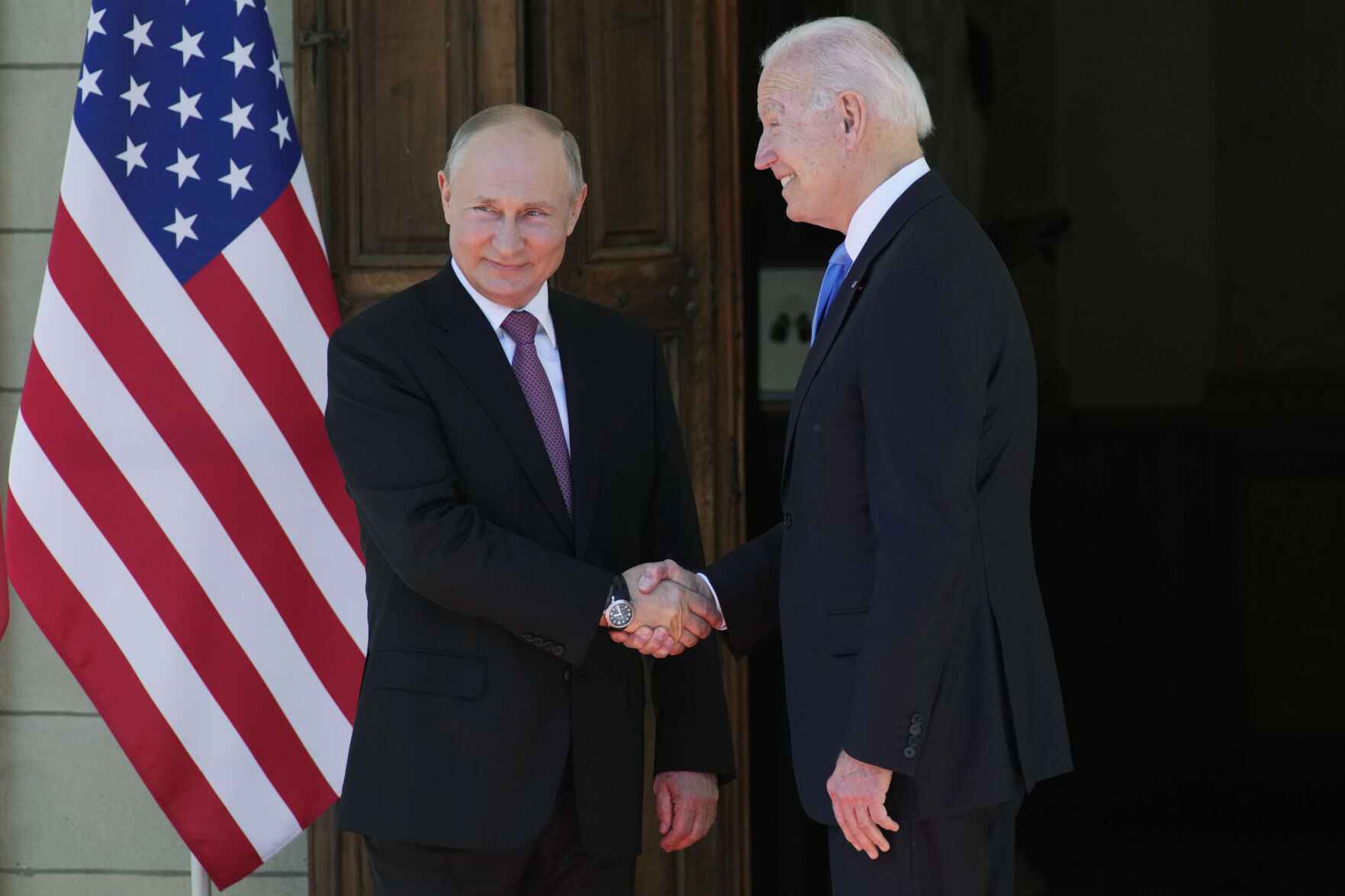 APTOPIX Switzerland Biden Putin